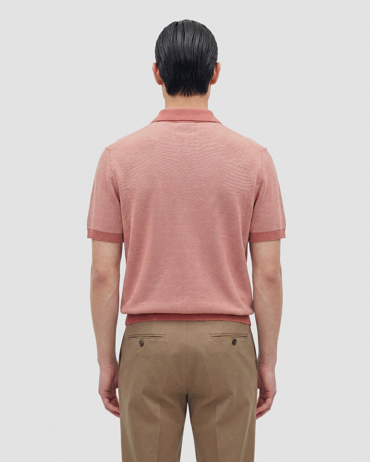 Short sleeve polo sweater |409205|