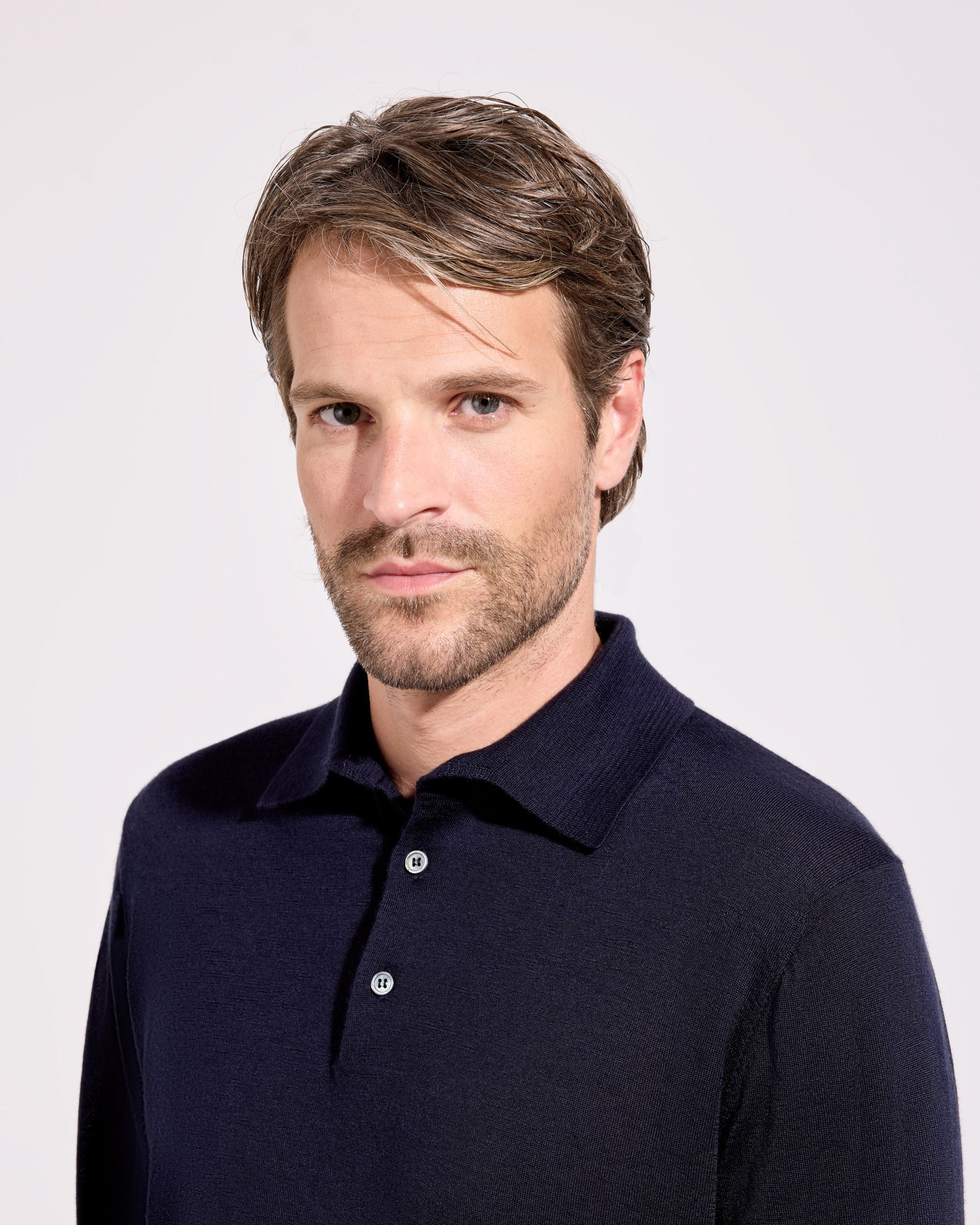 Maglia a polo Blu navy | Filippo De Laurentiis