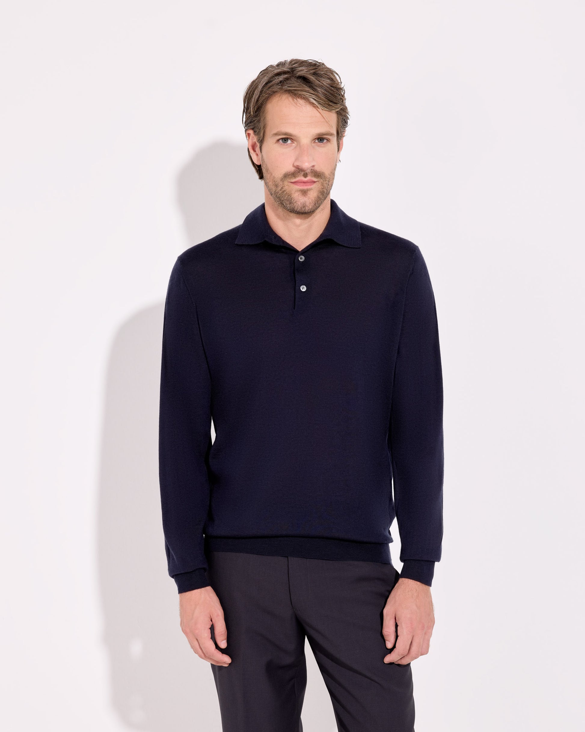 Maglia a polo Blu navy | Filippo De Laurentiis