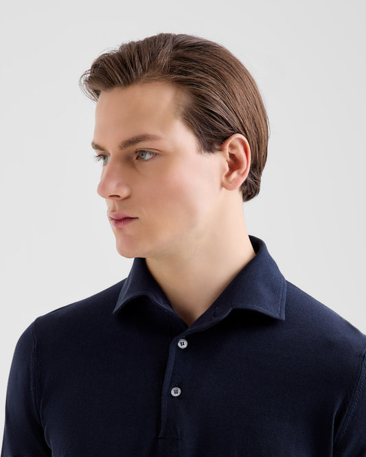 Maglia a polo Navy | Filippo De Laurentiis