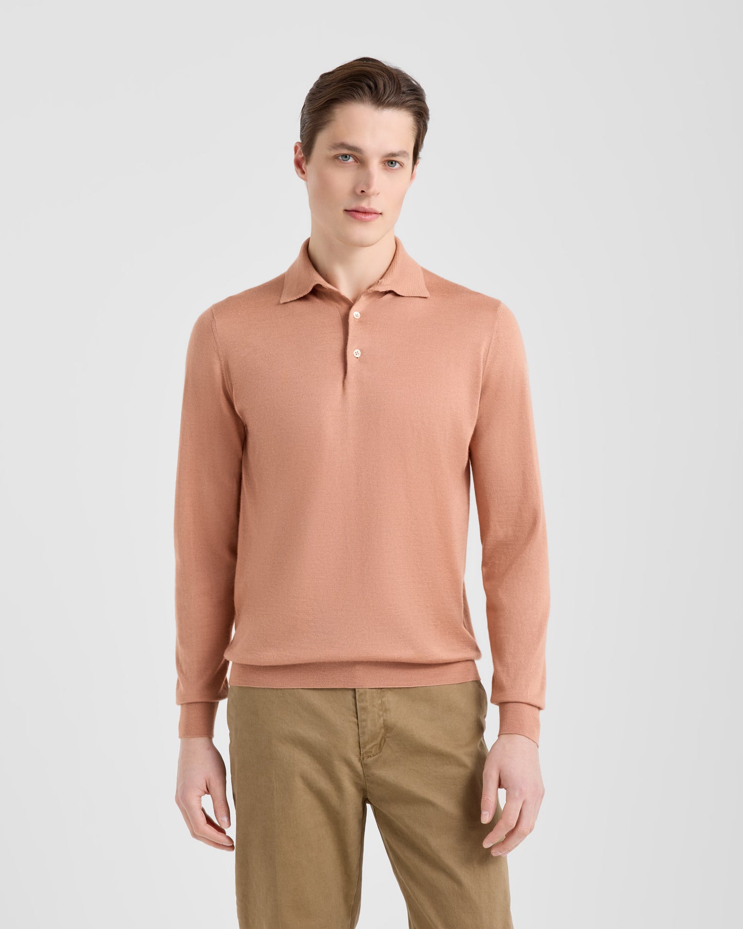 Long sleeve polo sweater |144938|