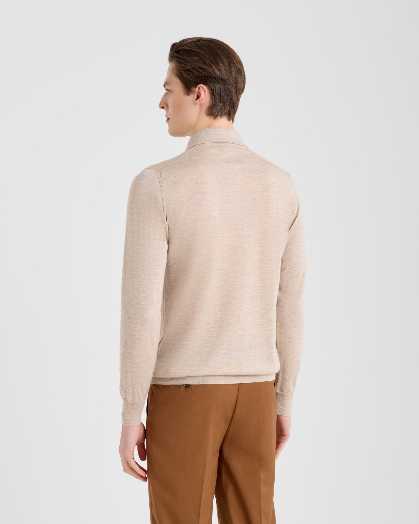 Long sleeve polo sweater |145111|