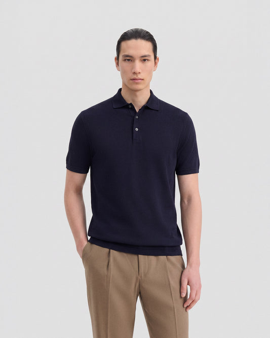 Polo manica corta Blu navy | Filippo De Laurentiis
