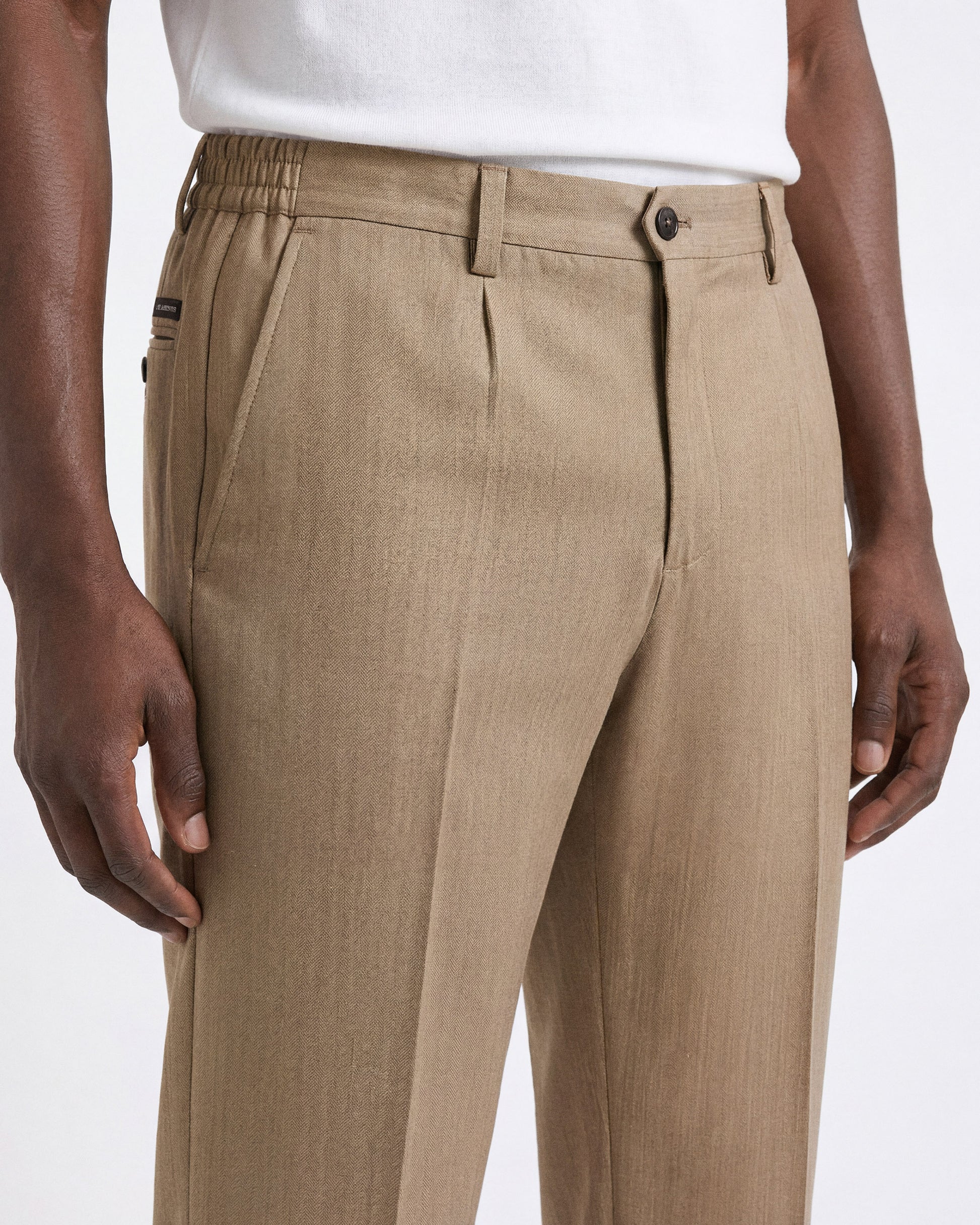 Pantalone classico beige | Filippo De Laurentiis