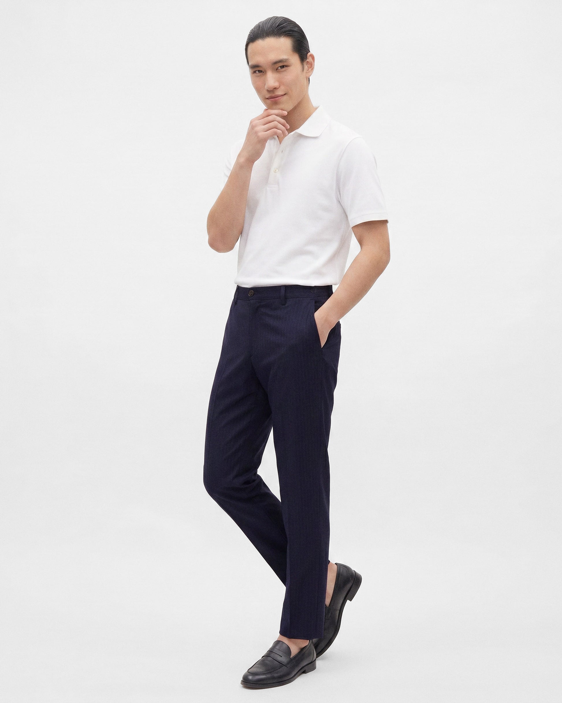 Pantalone classico Blu navy | Filippo De Laurentiis