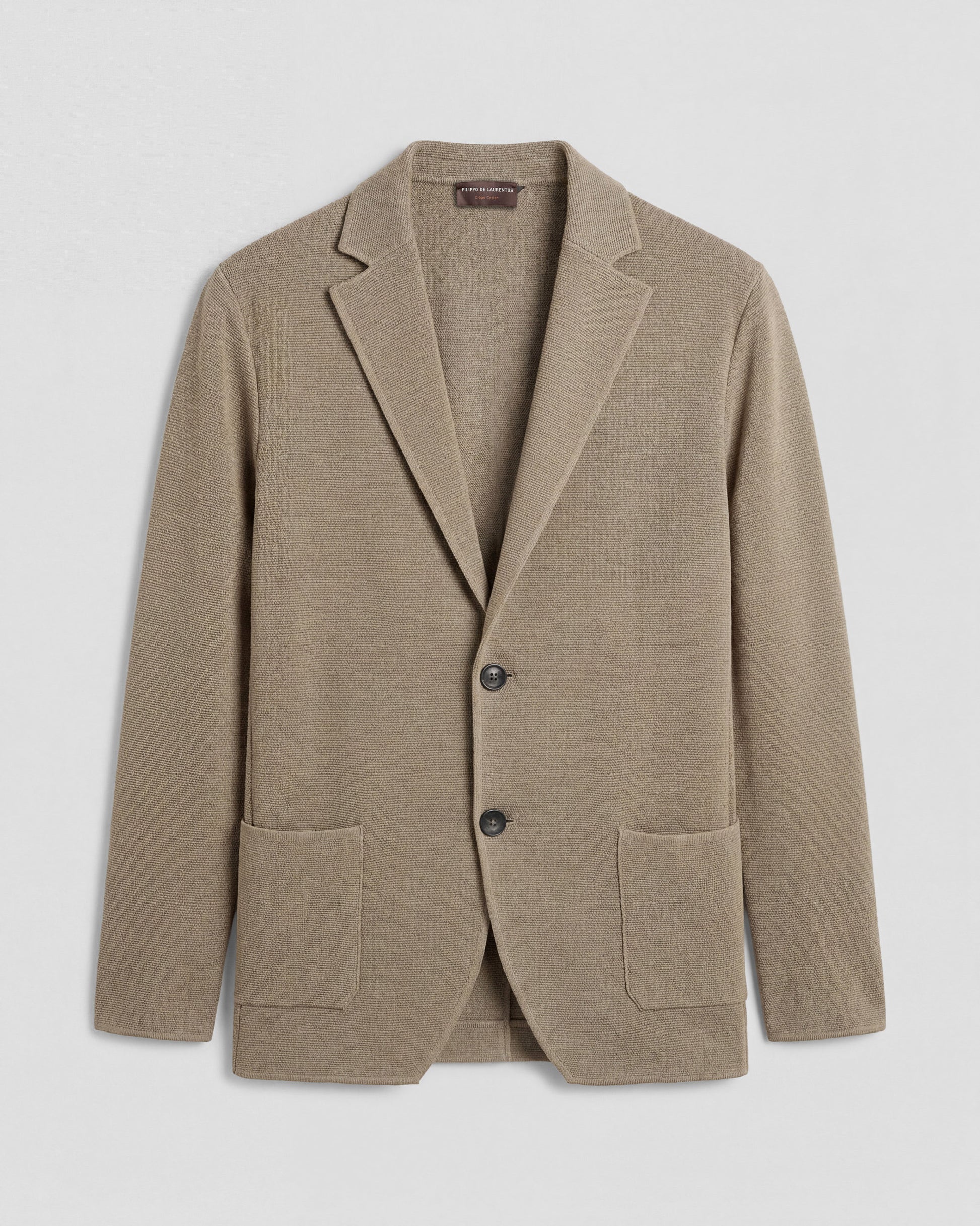 Giacca monopetto Khaki | Filippo De Laurentiis
