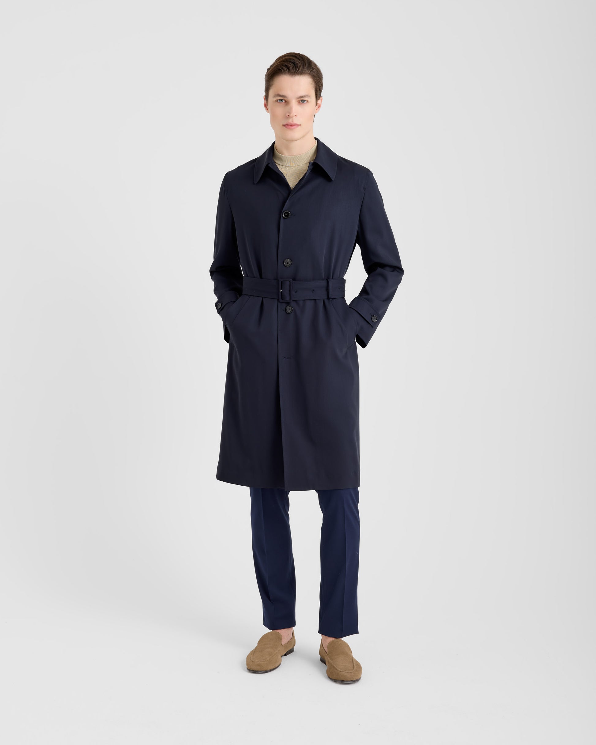 Trench Navy | Filippo De Laurentiis