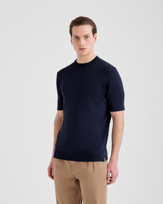 T-shirt Navy | Filippo De Laurentiis