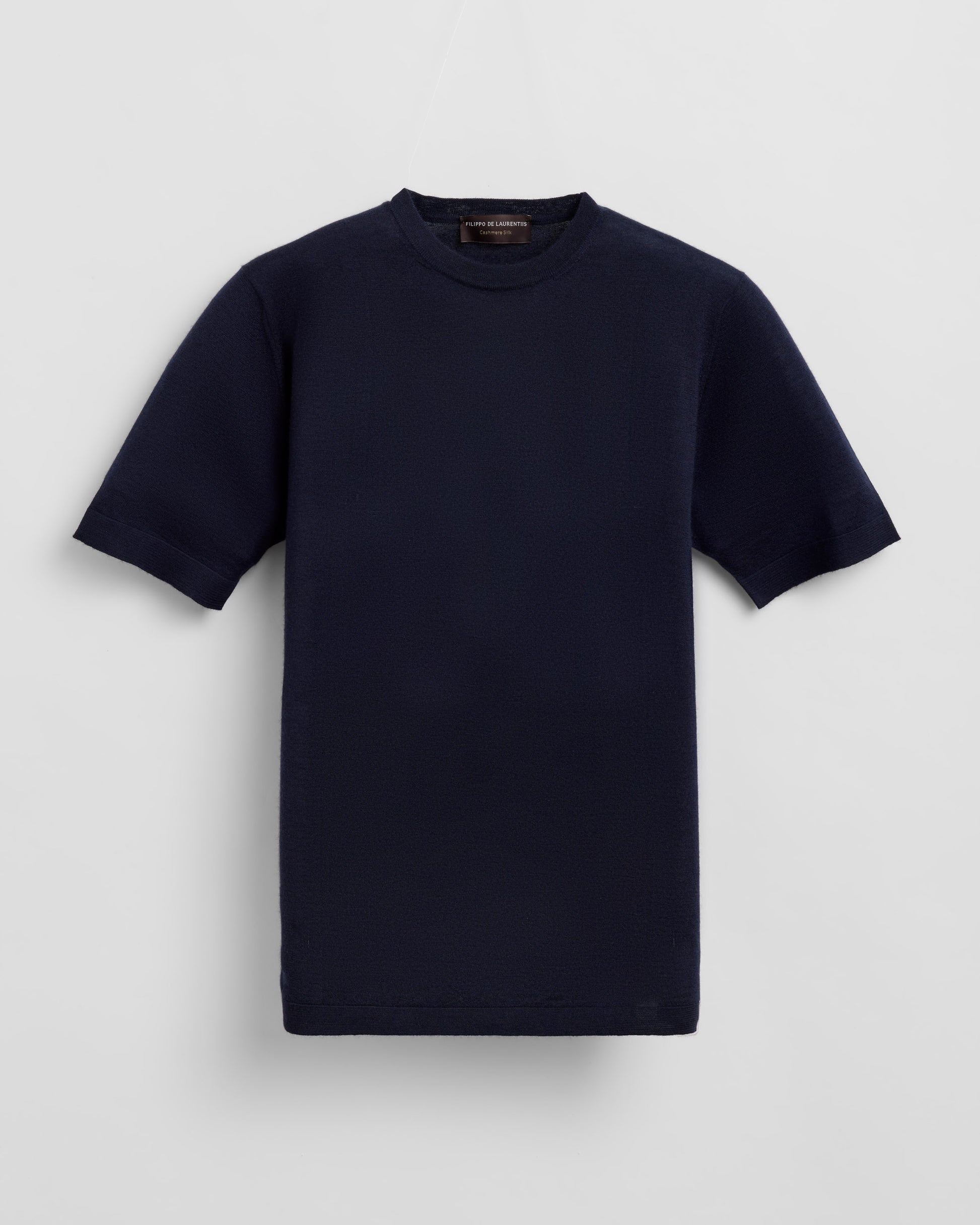 T-shirt girocollo Navy | Filippo De Laurentiis