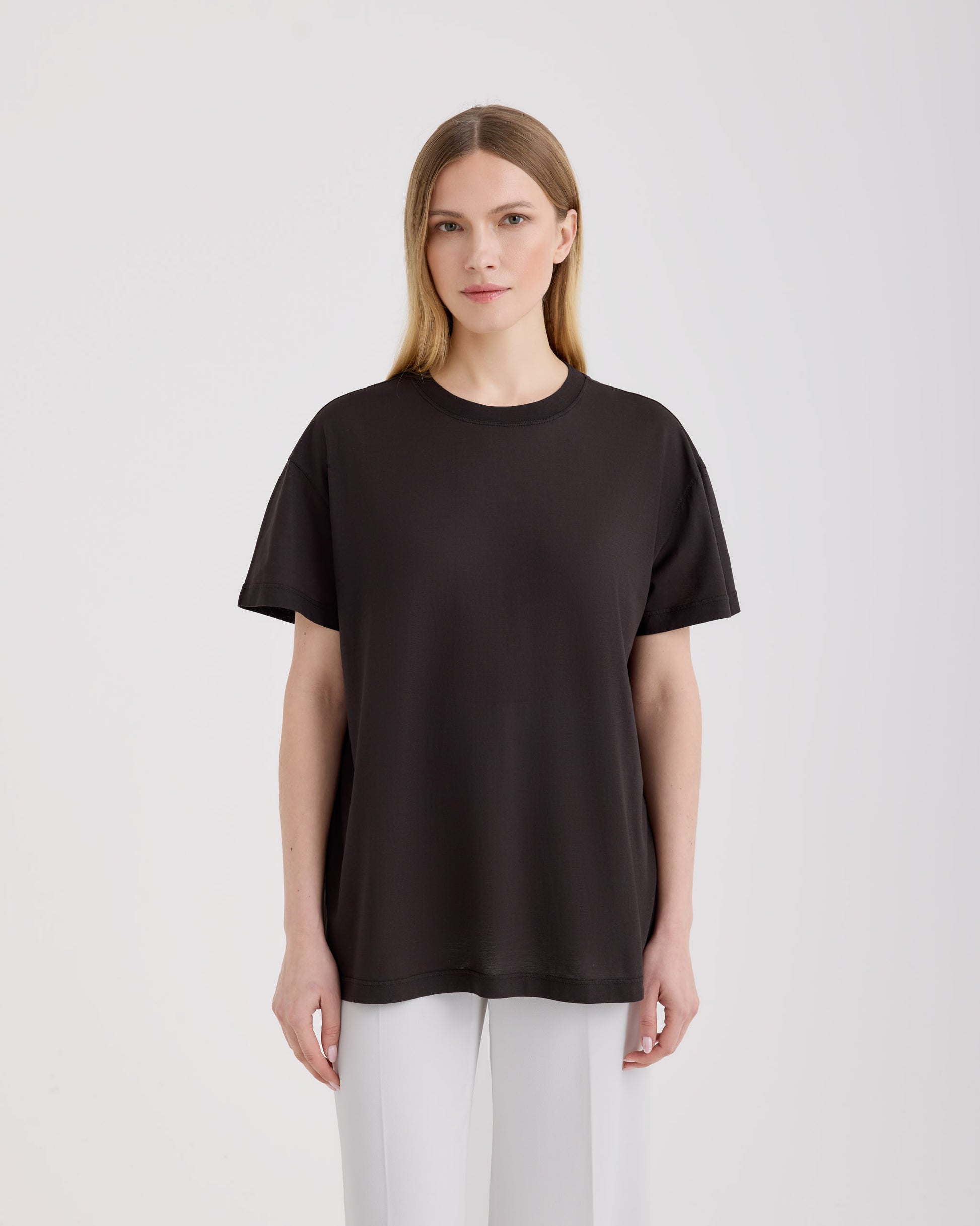 T-shirt over BROWN | Filippo De Laurentiis