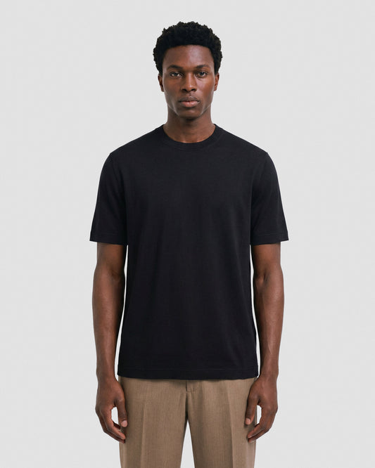 T-shirt manica corta Nero | Filippo De Laurentiis