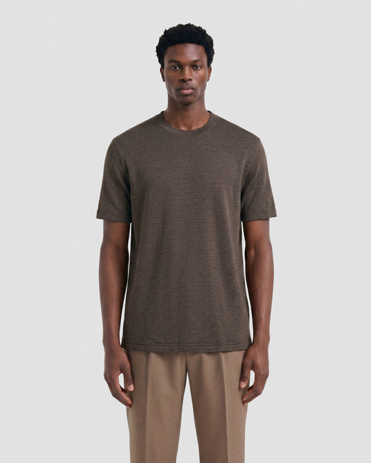 T-shirt lino Testa di moro | Filippo De Laurentiis