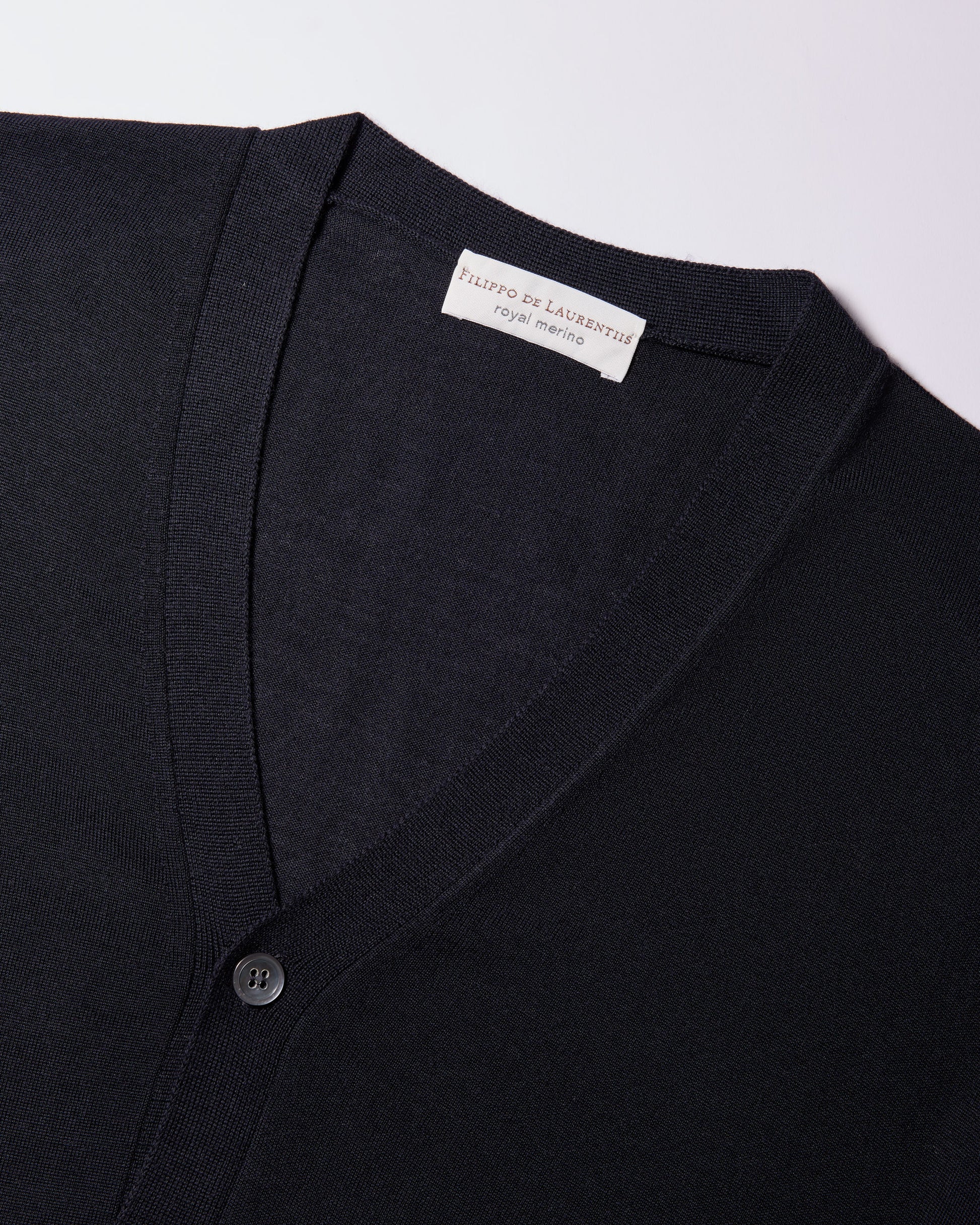 Cardigan con bottoni Blu navy | Filippo De Laurentiis