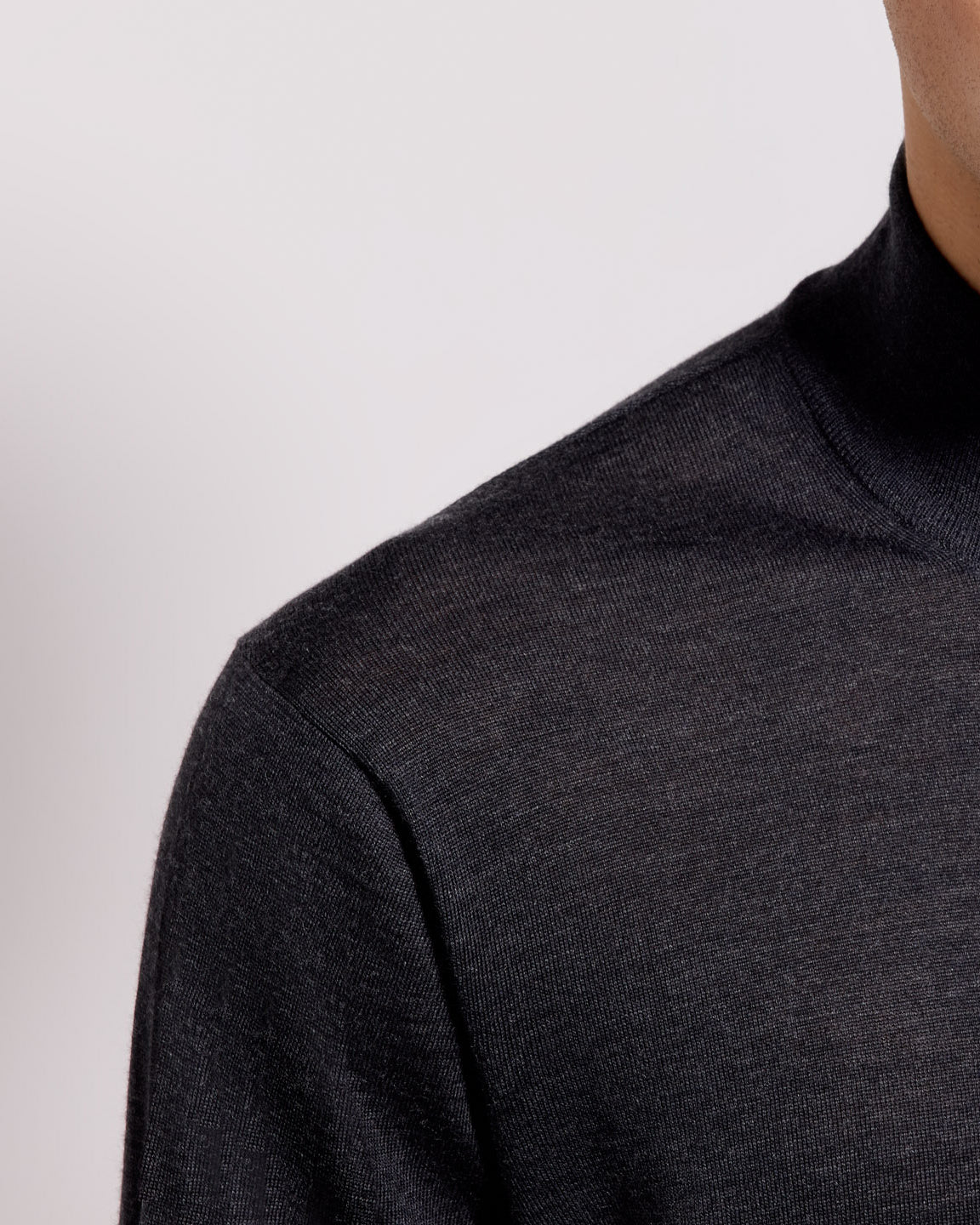 Cardigan con Zip Antracite | Filippo De Laurentiis
