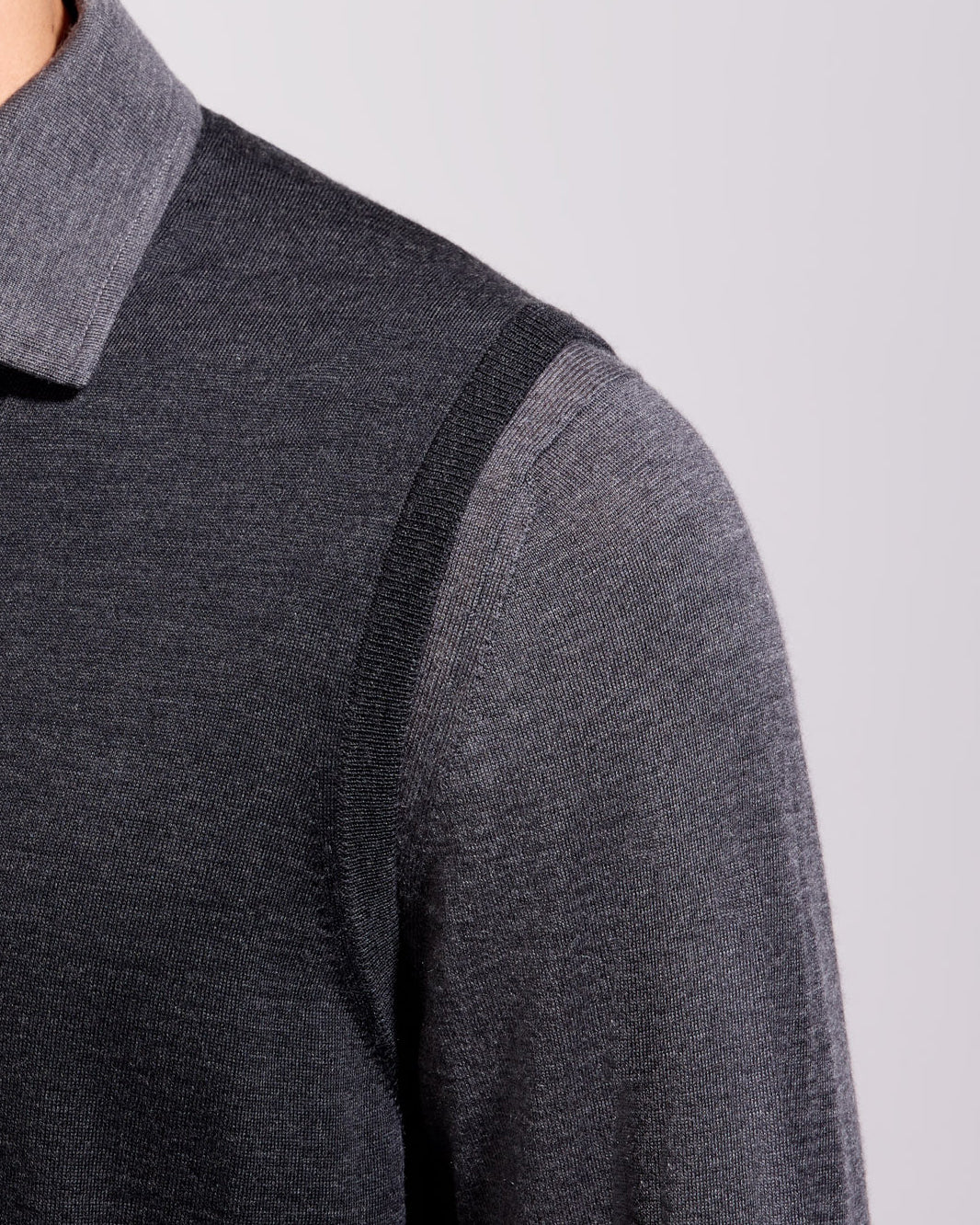 Gilet con bottoni Antracite | Filippo De Laurentiis