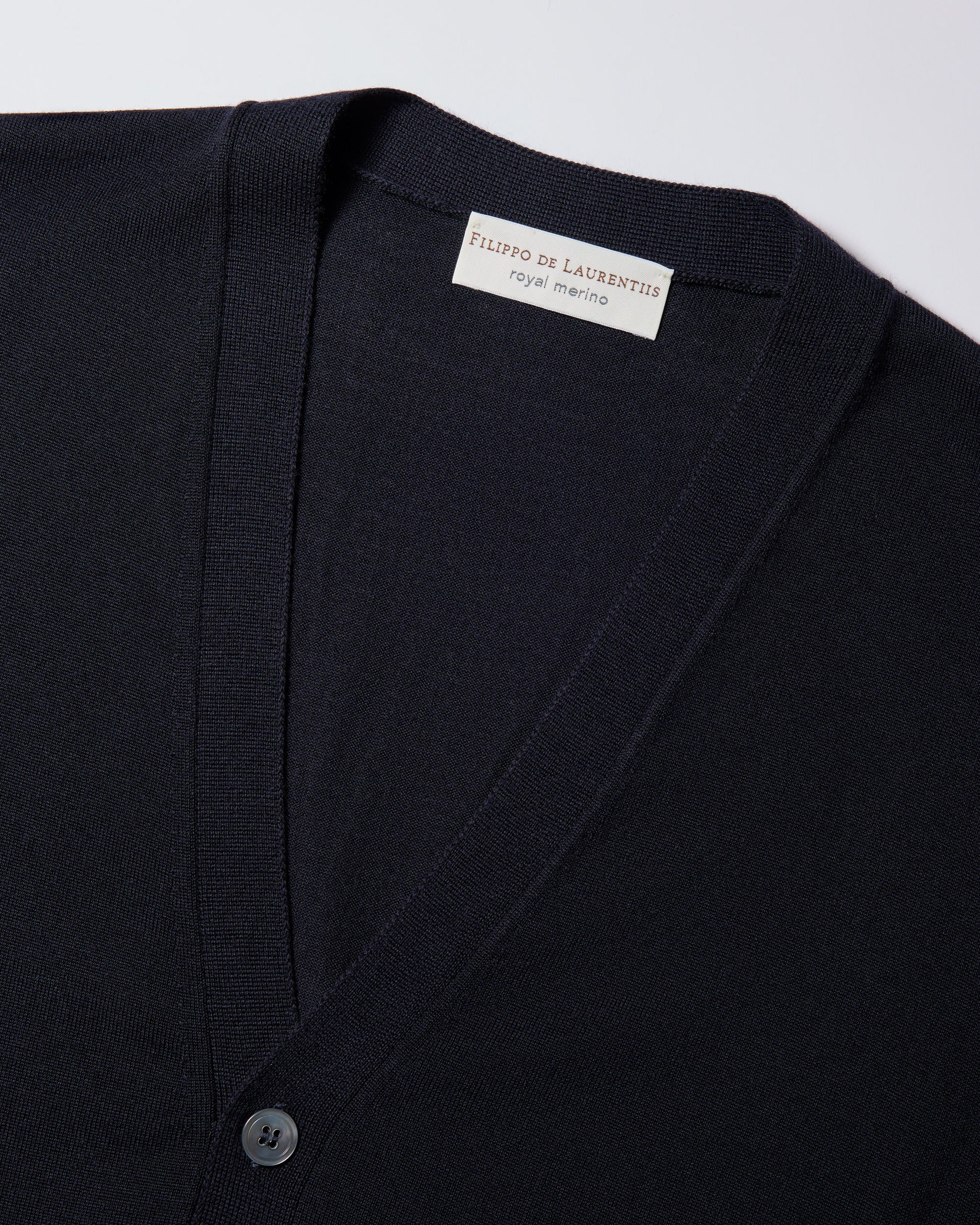 Gilet con bottoni Blu navy | Filippo De Laurentiis