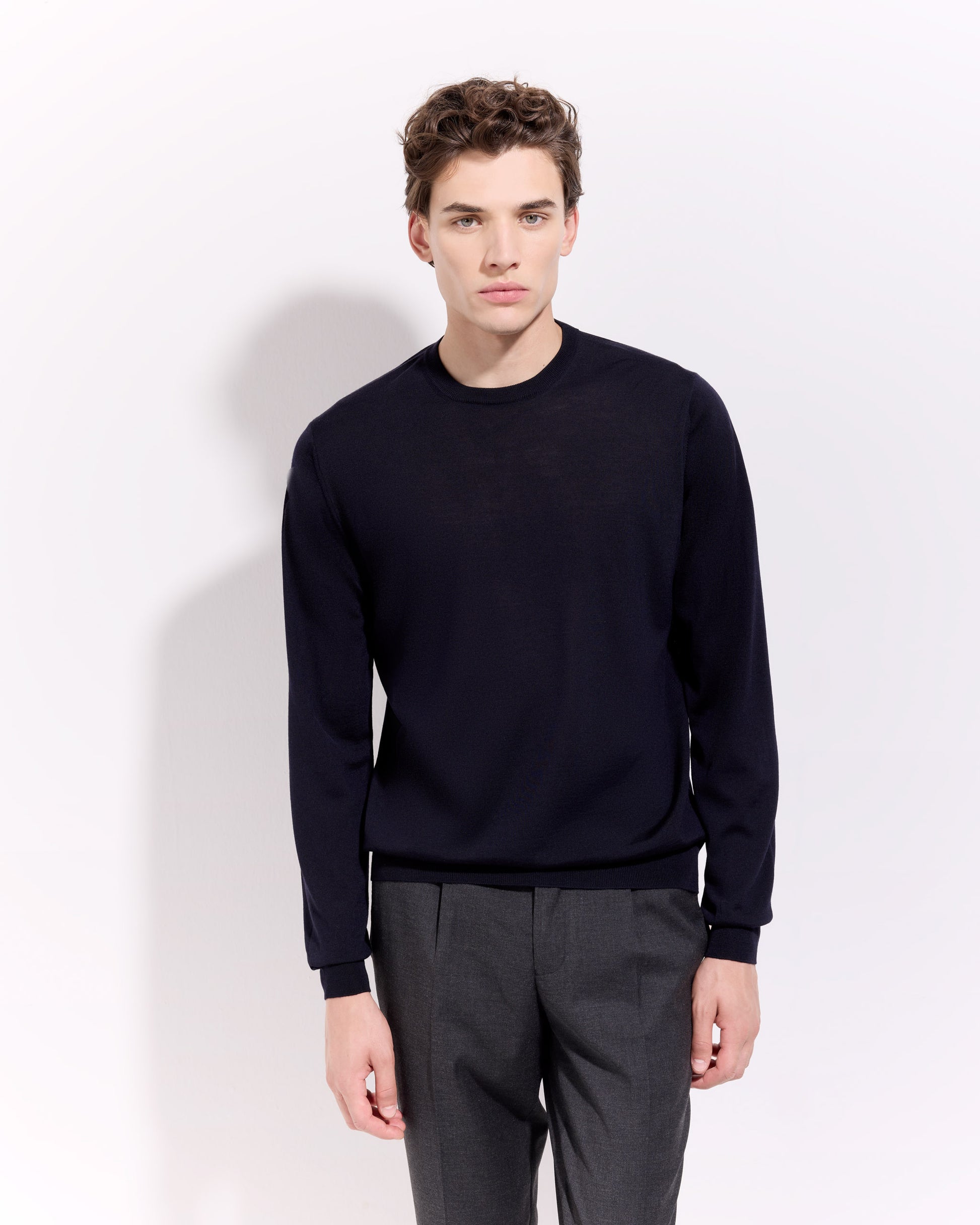 Girocollo Blu navy | Filippo De Laurentiis