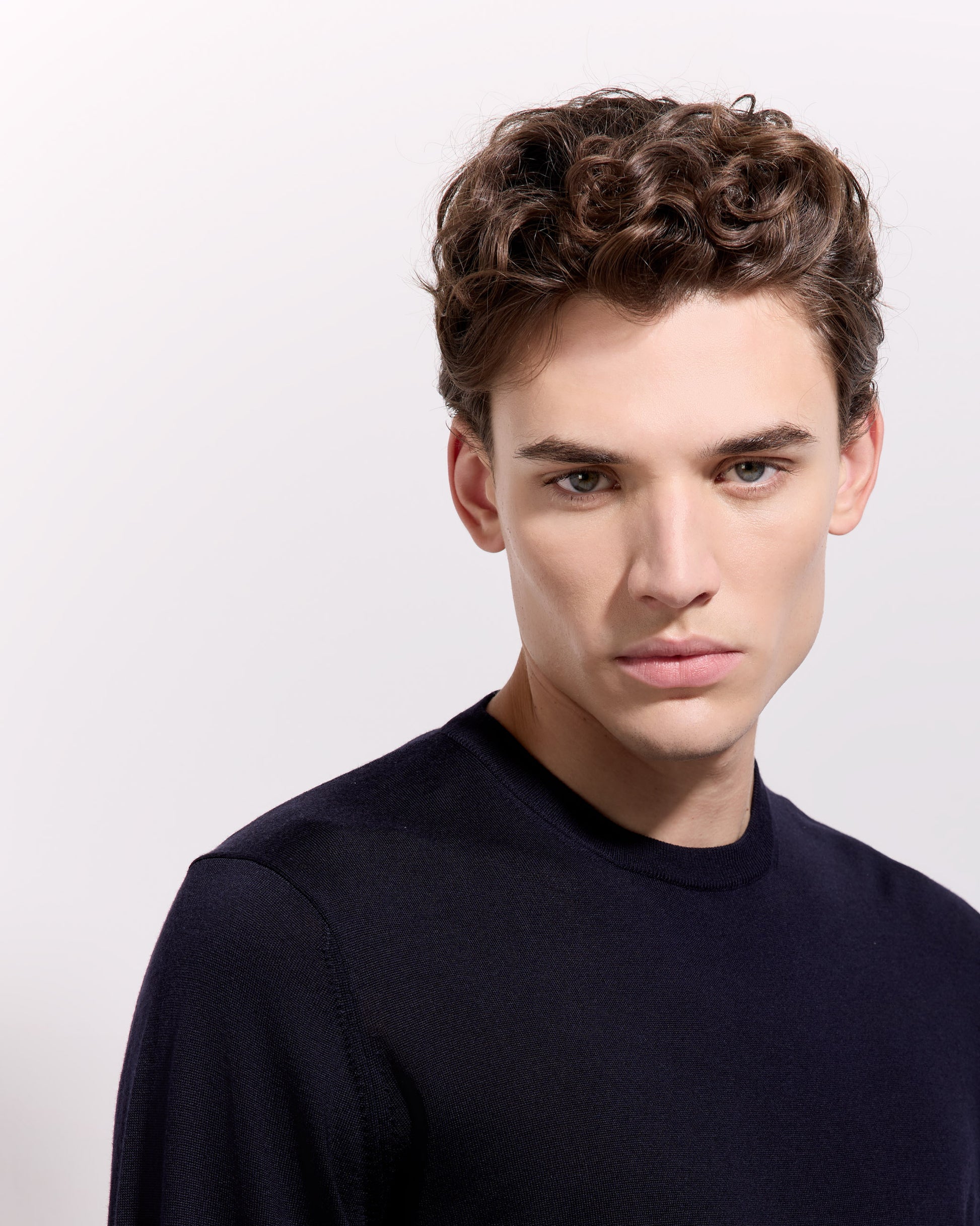 Girocollo Blu navy | Filippo De Laurentiis