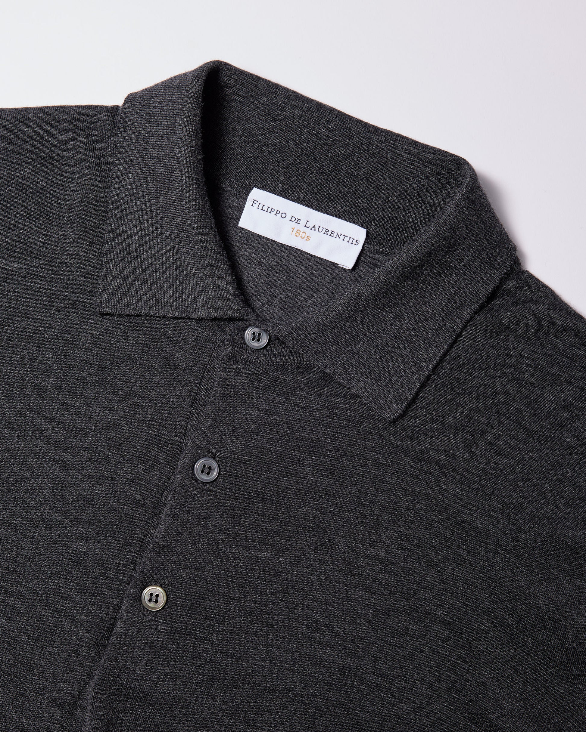 Maglia a polo Antracite | Filippo De Laurentiis