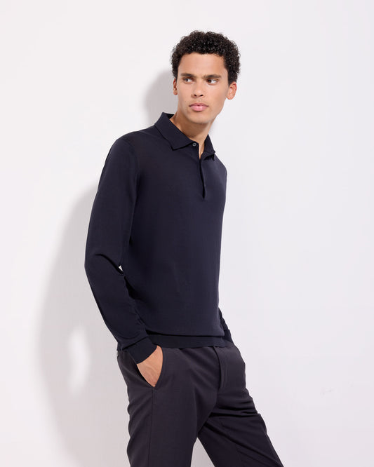 Maglia a polo Blu navy | Filippo De Laurentiis
