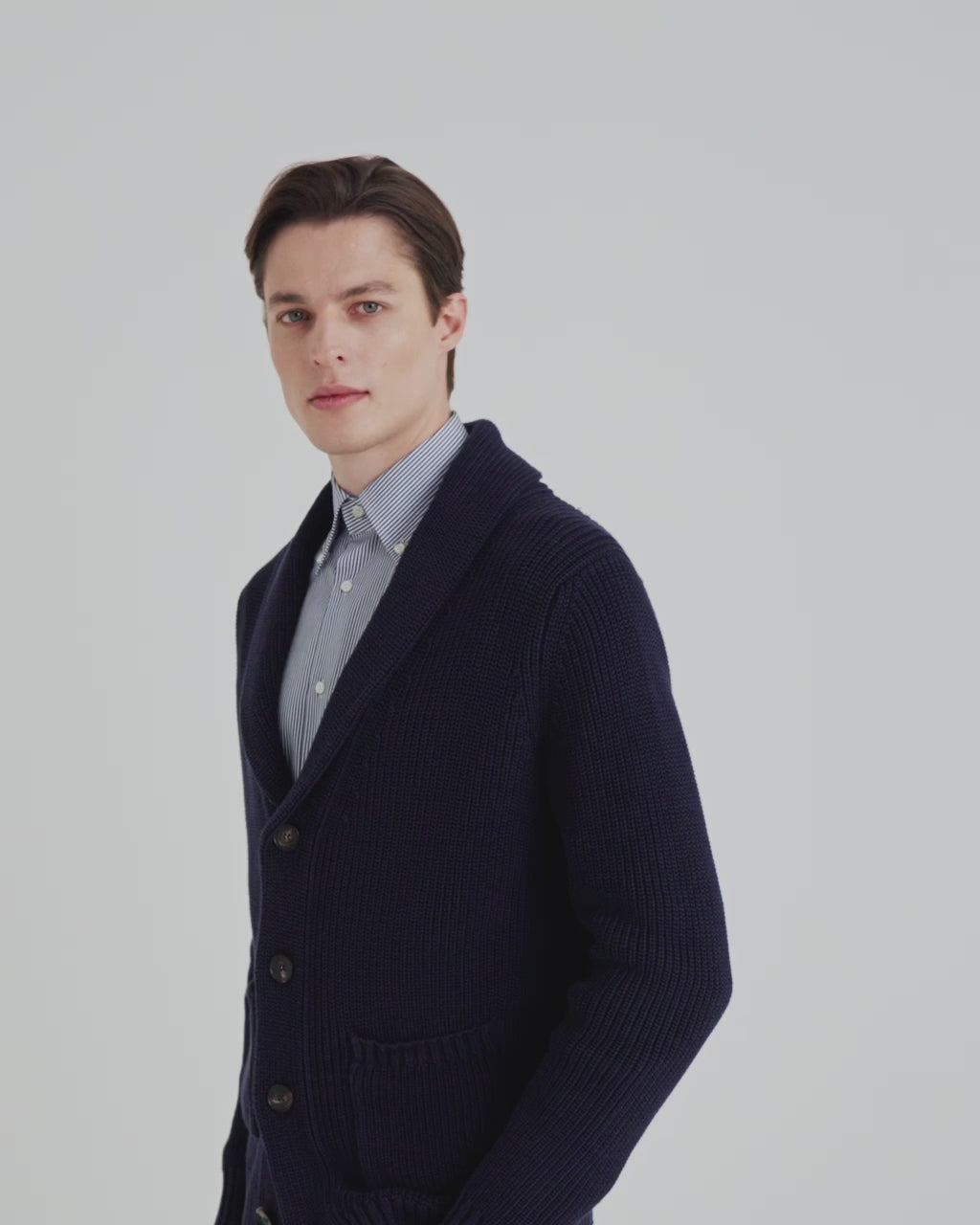 Cardigan sciallato