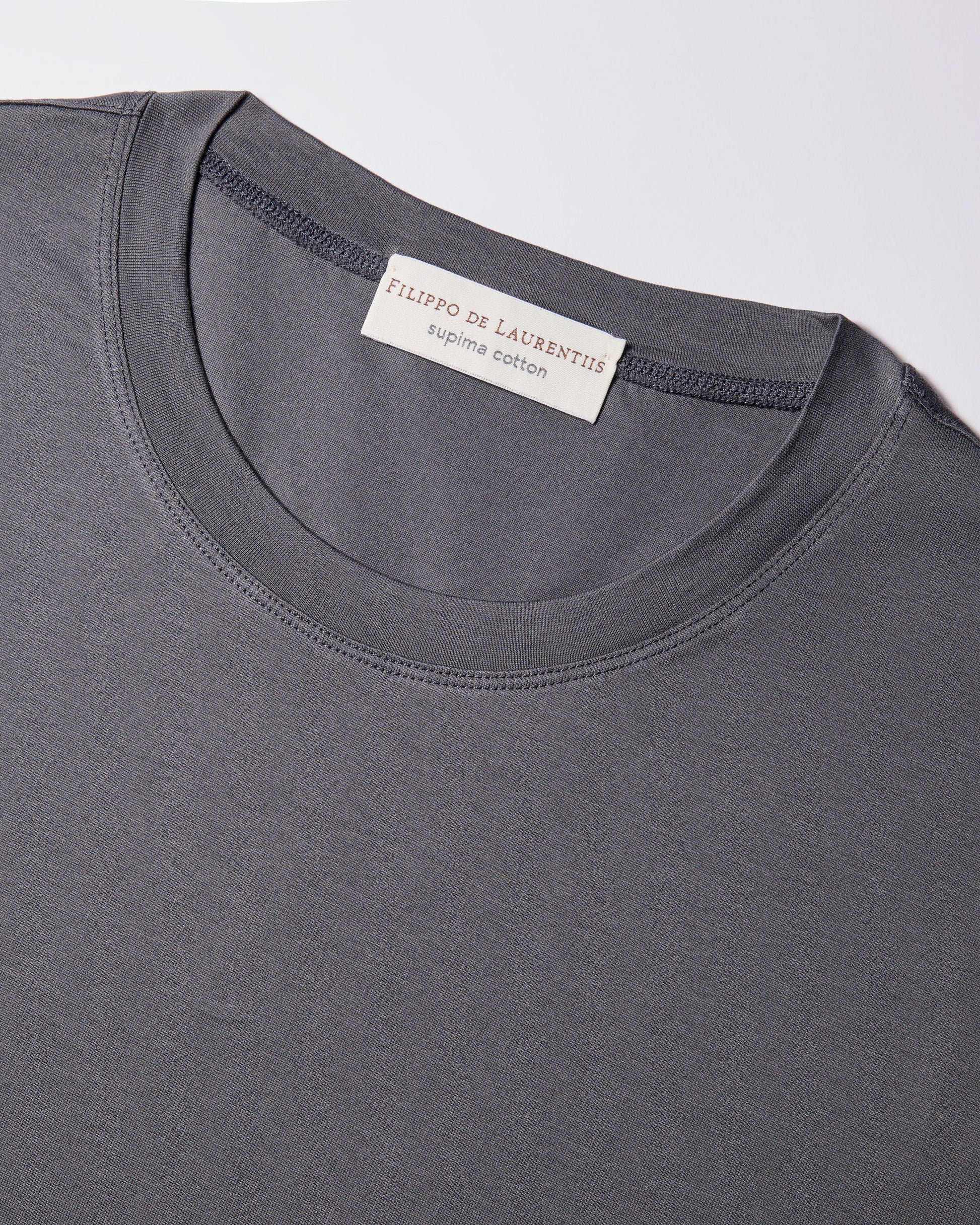 T-shirt Iron grey | Filippo De Laurentiis