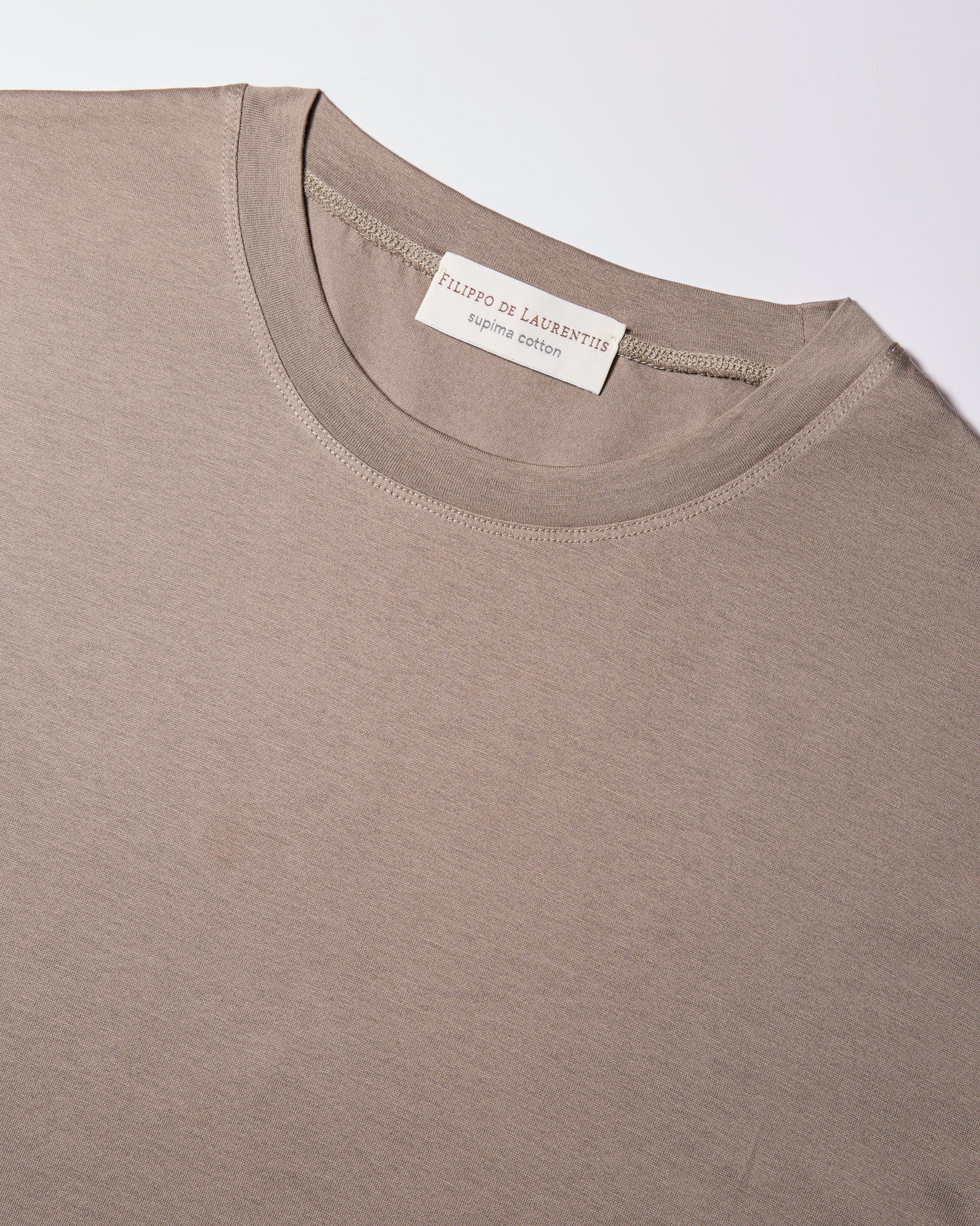 T-shirt Taupe | Filippo De Laurentiis